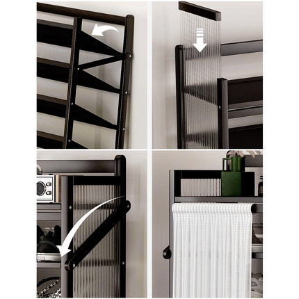 7 Tier Foldable Shoe Rack Space Saving Durable Dustproof for Home Enterway Use