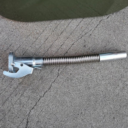 Stainless Steel Oil Pourer Oil Nozzle Tube Metal Material Bendable Press Lid