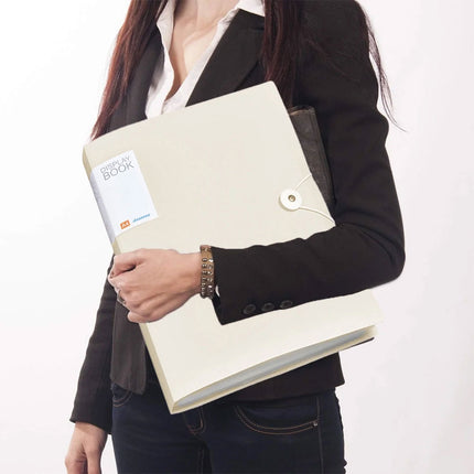 5pcs A4 Folder Transparent Multi Layer Document Bag Student Test Paper Storage