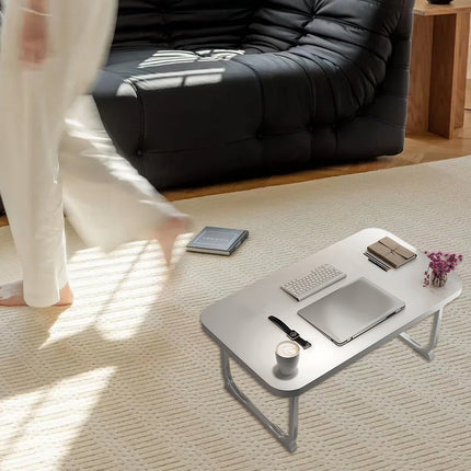 Folding Bed Desk Small Table Student Dorm Study Lazy Bedroom Floor Homework Desk