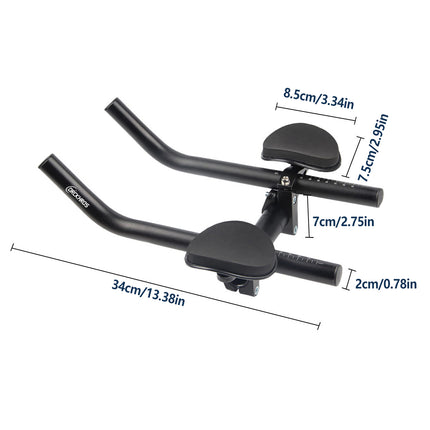 Alloy Triathlon Aero Road Mountain Bike Bicycle Cycle Rest Handle Bars Handlebar