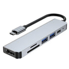 8/6/4-In-1 Usb-C Hub Adapter Type-C Hub Hdmi For Macbook Pro/Air Ipad Pro Laptop