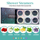 Aromatherapy Shower Tablets 6PCS Gift Box Essential Oil Bath Bombs With Flowers