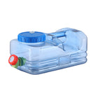 Outdoor Square Water Storage Bucket With Tap For Travel Camping Drinking Use