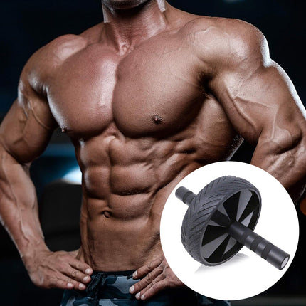Ab Roller Wheel Push Up Core Trainer for Home Fitness Exercise Waist Workout Use
