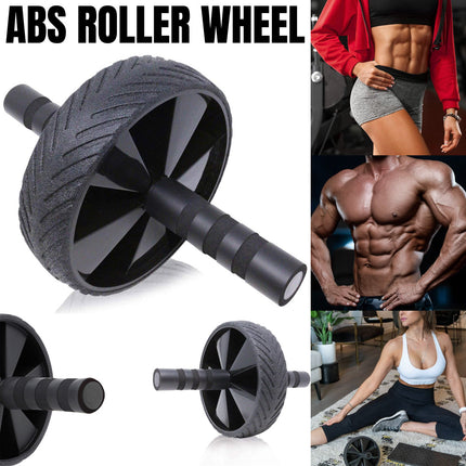 Ab Roller Wheel Push Up Core Trainer for Home Fitness Exercise Waist Workout Use