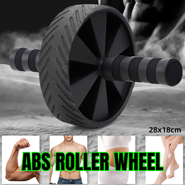 Ab Roller Wheel Push Up Core Trainer for Home Fitness Exercise Waist Workout Use