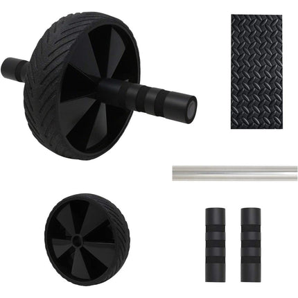 Ab Roller Wheel Push Up Core Trainer for Home Fitness Exercise Waist Workout Use