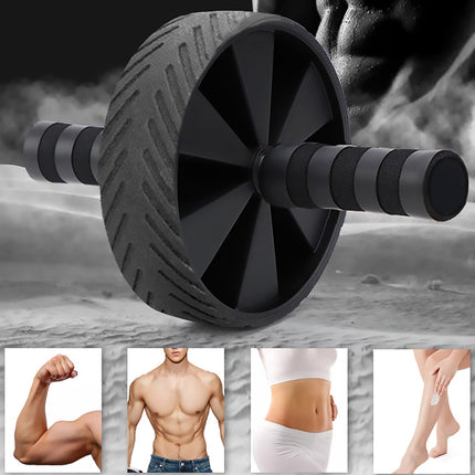 Ab Roller Wheel Push Up Core Trainer for Home Fitness Exercise Waist Workout Use