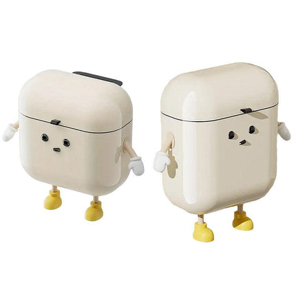 Wall Mounted Trash Can Kitchen Waterproof Waste Bin with Lid for Home Office