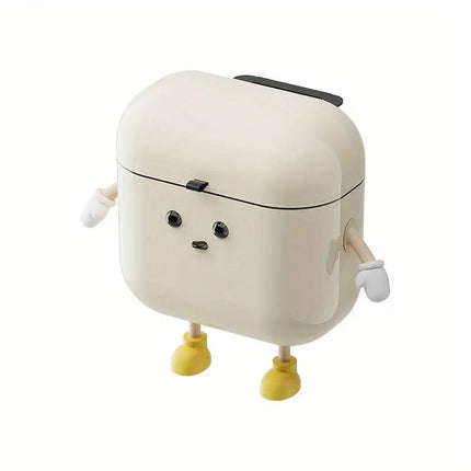 Wall Mounted Trash Can Kitchen Waterproof Waste Bin with Lid for Home Office