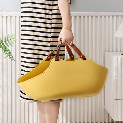 Portable Cat Litter Box Large Handbag Style Pet Toilet Travel Tray Enclosed Use