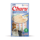 INABA Churu Tuna with Scallop Recipe Cat Treat 4 x 14g Tubes