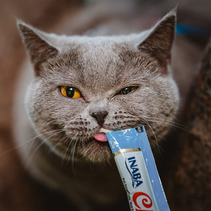 INABA Churu Tuna with Scallop Recipe Cat Treat 4 x 14g Tubes