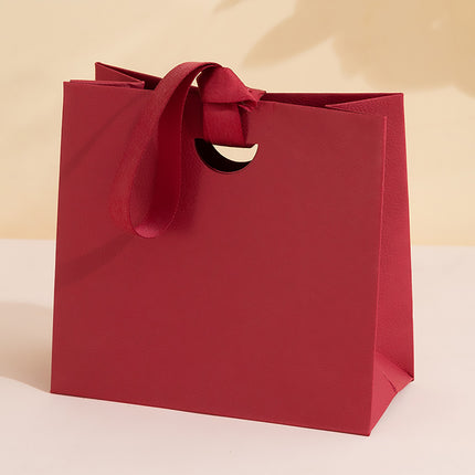 4PCS Paper Gift Bag with Ribbon Durable Gift Bags for Birthday Party Favors