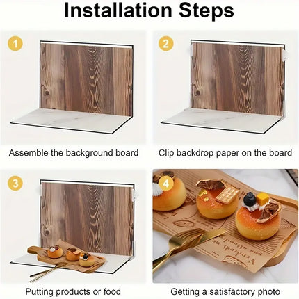 10PCS 20Patterns Thickened Photo Backdrop Board for Shoot Product Cate Use