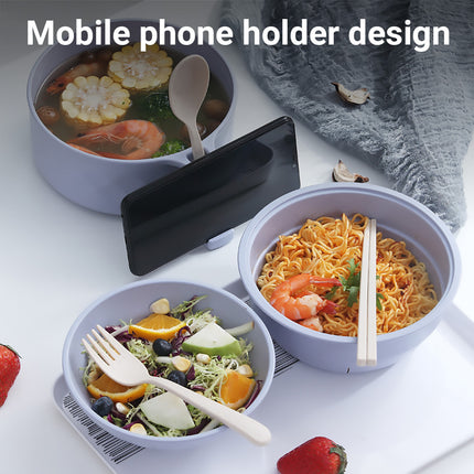 Ramen Bowl Set Microwave Ramen Cooker Instant Noodles Bowl With Chopsticks