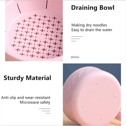 Ramen Bowl Set Microwave Ramen Cooker Instant Noodles Bowl With Chopsticks