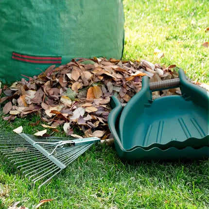Outdoor Garden Rake Leaf Clipper Portable Yard Tool for Leaf Clearing Cleanup