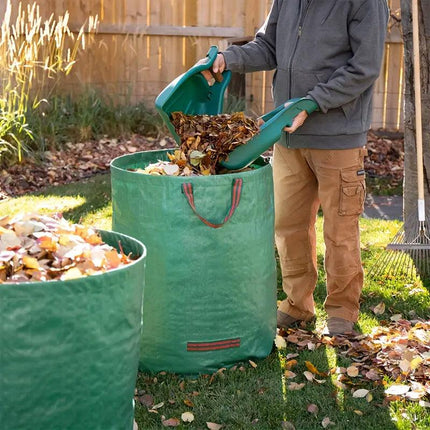 Outdoor Garden Rake Leaf Clipper Portable Yard Tool for Leaf Clearing Cleanup