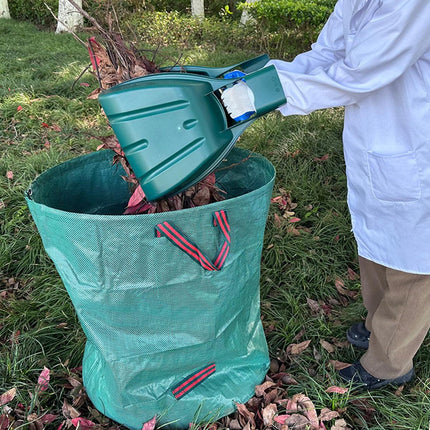 Outdoor Garden Rake Leaf Clipper Portable Yard Tool for Leaf Clearing Cleanup