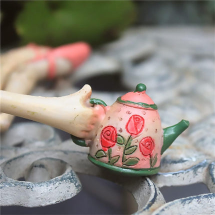 Enchanting Rose Fairy Statue Ornament Aesthetic Resin Craft for Home Garden Use
