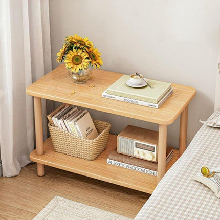 Coffee Table Bedside Nightstand Mini Side Table Home Storage Shelf Furniture