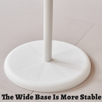 Cream Style Melted Edge Side Table Modern White Coffee Bedside Table Home Decor