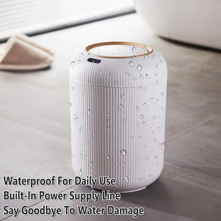 Smart Sensor Trash Can 9.5L Round Automatic Bin For Kitchen Bathroom Bedroom