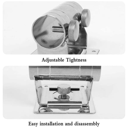 High Strength Adjustable Stainless Steel Umbrella Holder Bracket Stand Base