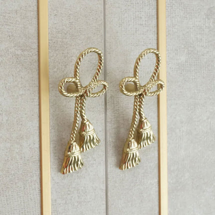 Chinese Decorative Handle Creative Flower Knot Wardrobe Drawer Cabinet Door Pull