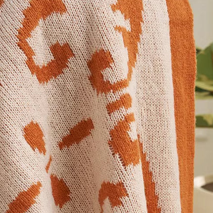 Bohemian Style Sofa Blanket Soft Washable Decorative for Couch Bed Living Room