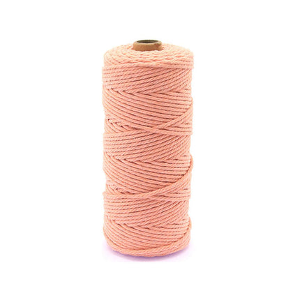 3mm Colored Cotton Rope DIY Hand Woven Macrame Cord Tapestry Binding Craft Rope
