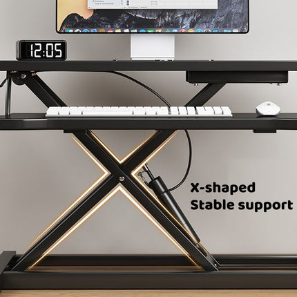 Adjustable Desktop Elevator Stand for Computer Home Office Laptop Monitor Use