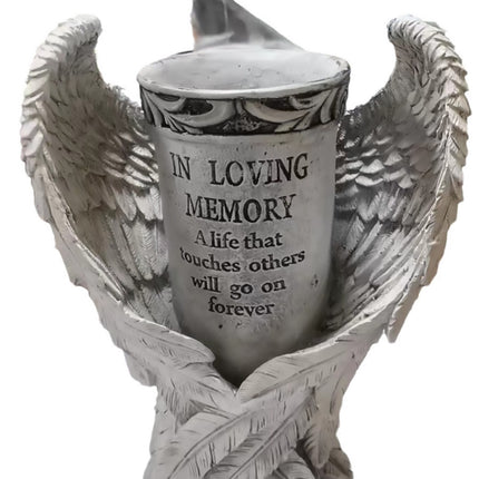 Cemetery Decoration Angel Wing Memorial Vase for Grave Memorial Garden Use