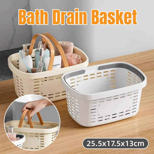 Bathroom Storage Basket Handheld Bath Basket Toiletries Organizer Shower Caddy