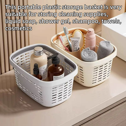 Bathroom Storage Basket Handheld Bath Basket Toiletries Organizer Shower Caddy