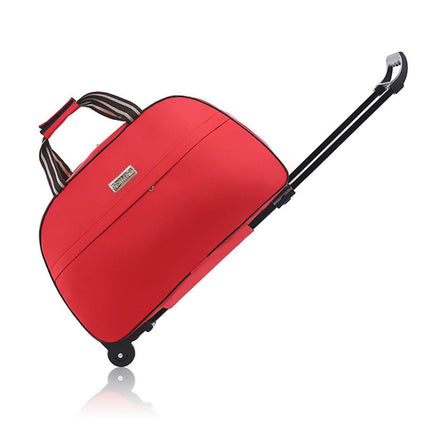 Wheeled Travel Duffle Trolley Bag Carry On Rolling Luggage Suitcase Tote Durable