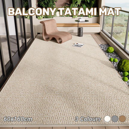Balcony Tatami Mat Wear Resistant Non Slip for Outdoor Indoor Patio Relaxation