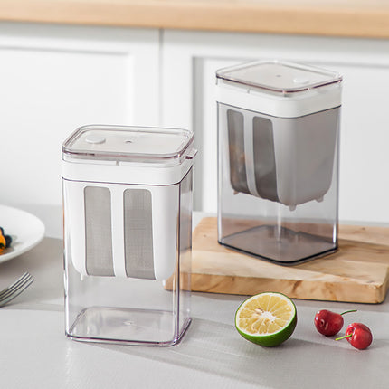 Yoghurt Strainer Filter 1100ml Plastic Container for Draining Yogurt Cheese