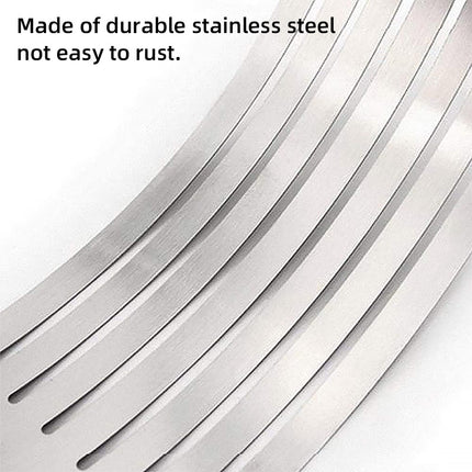 Stainless Steel Mousse Ring 9-12 Inch Adjustable Layer Cake Cutter Baking Tool