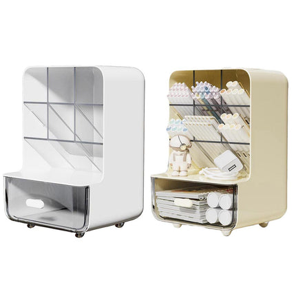 Slant Plug Pen Holder Stationery Organizer Desktop Clutter Storage Office Desk