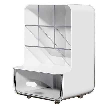 Slant Plug Pen Holder Stationery Organizer Desktop Clutter Storage Office Desk