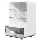 Slant Plug Pen Holder Stationery Organizer Desktop Clutter Storage Office Desk