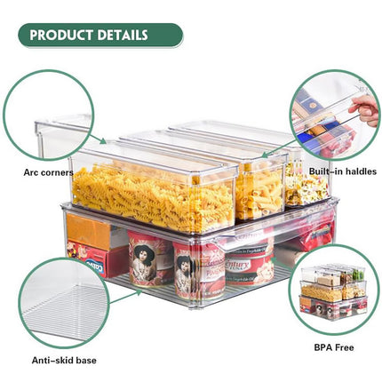 Refrigerator Storage Box Set Fruit Vegetable Fresh Keeper Kitchen Organizer Use