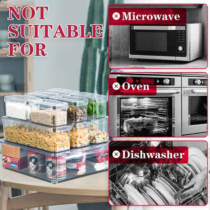 Refrigerator Storage Box Set Fruit Vegetable Fresh Keeper Kitchen Organizer Use