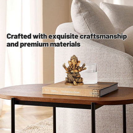 Thai Elephant Resin Ornament for Home Office Desktop Zen Spiritual Decoration