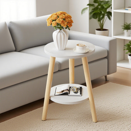 Small Round Table Coffee Table Sofa Side Table Bedroom Bedside Simple Table
