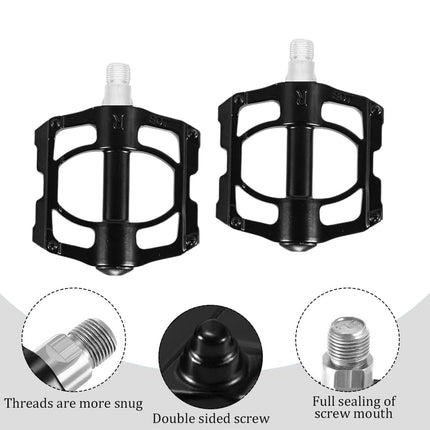 Mountain Bike Pedals Aluminum Four Bearing Road Bike Pedal Cycling Gear Durable
