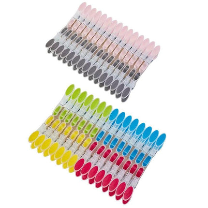 30pcs Household Clothes Clip Non Trace Soft Grip Clothespins Laundry Pegs Hanger